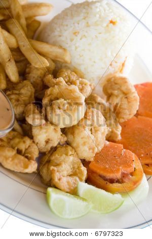 Camaron Empanizado pané ami crevettes Nicaragua Style