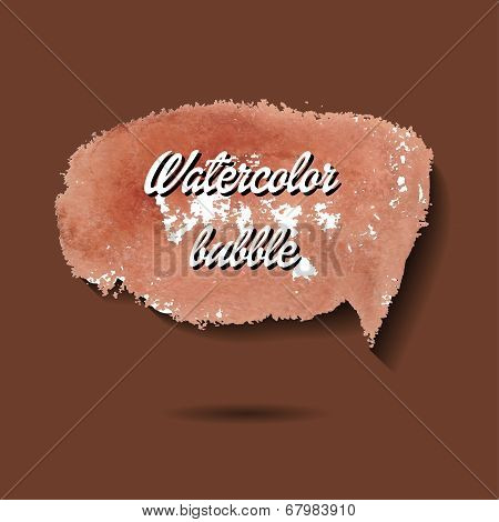 Spech Bubble Background Flat Vector Illustration