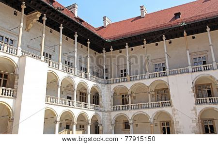Wawel - royal palace at Cracow, Poland