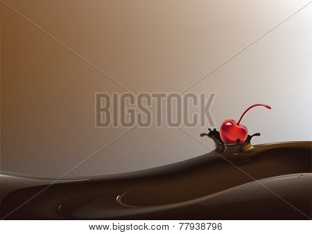 Strawberry in liquid