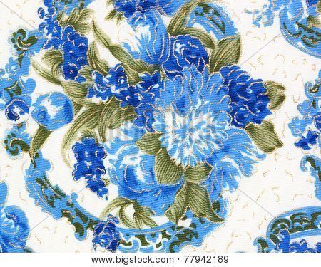 Chintz Flowers Wallpaper Texture