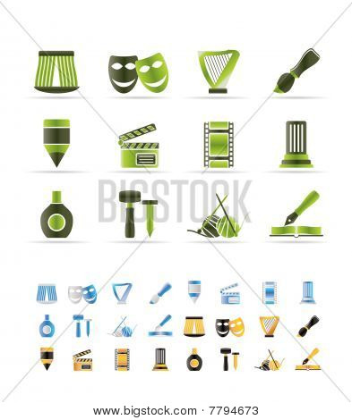 Ander soort kunst pictogrammen