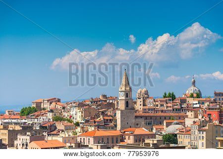 the amazing areal view on Marseille, France