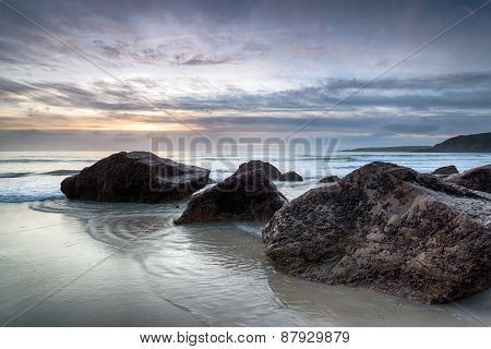 Rocks At Pentewan Sands