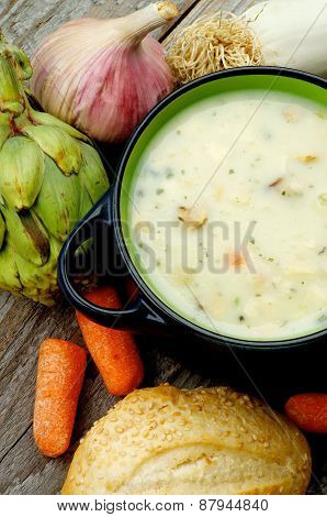 Artichoke Creamy Soup