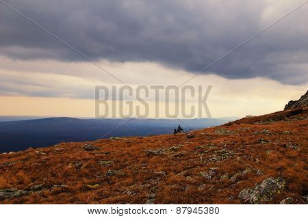 Before The Storm In The Mountains, Russia