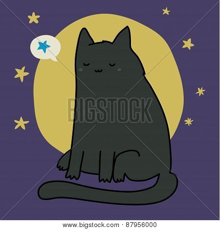 Nice sleeping cat