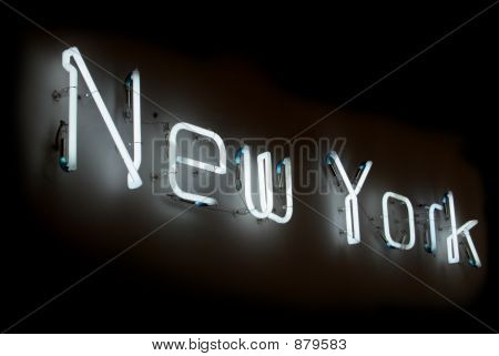 Enseigne au néon de New York