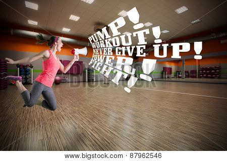 Fitness Instructor Motivating To Workout