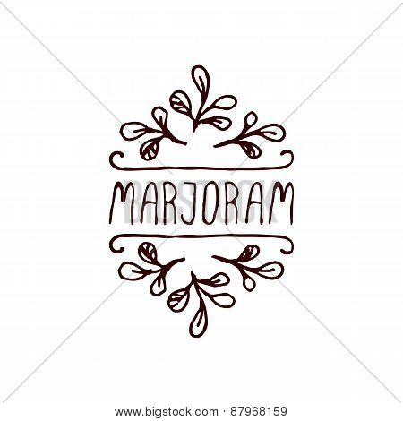 Herbs and Spices Collection - Marjoram