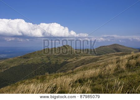 Hills Of Bieszczady Mountains