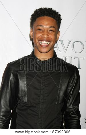 LOS ANGELES - FEB 13:  Jacob Latimore at the 