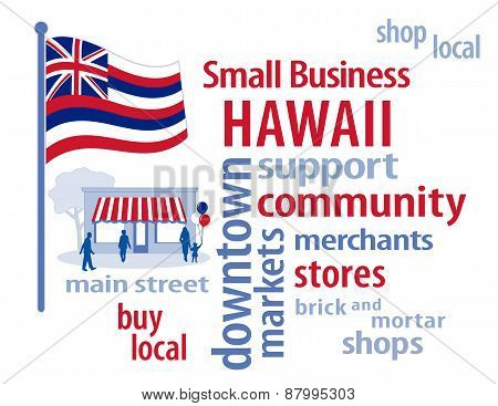 Hawaii Flag, Small Business