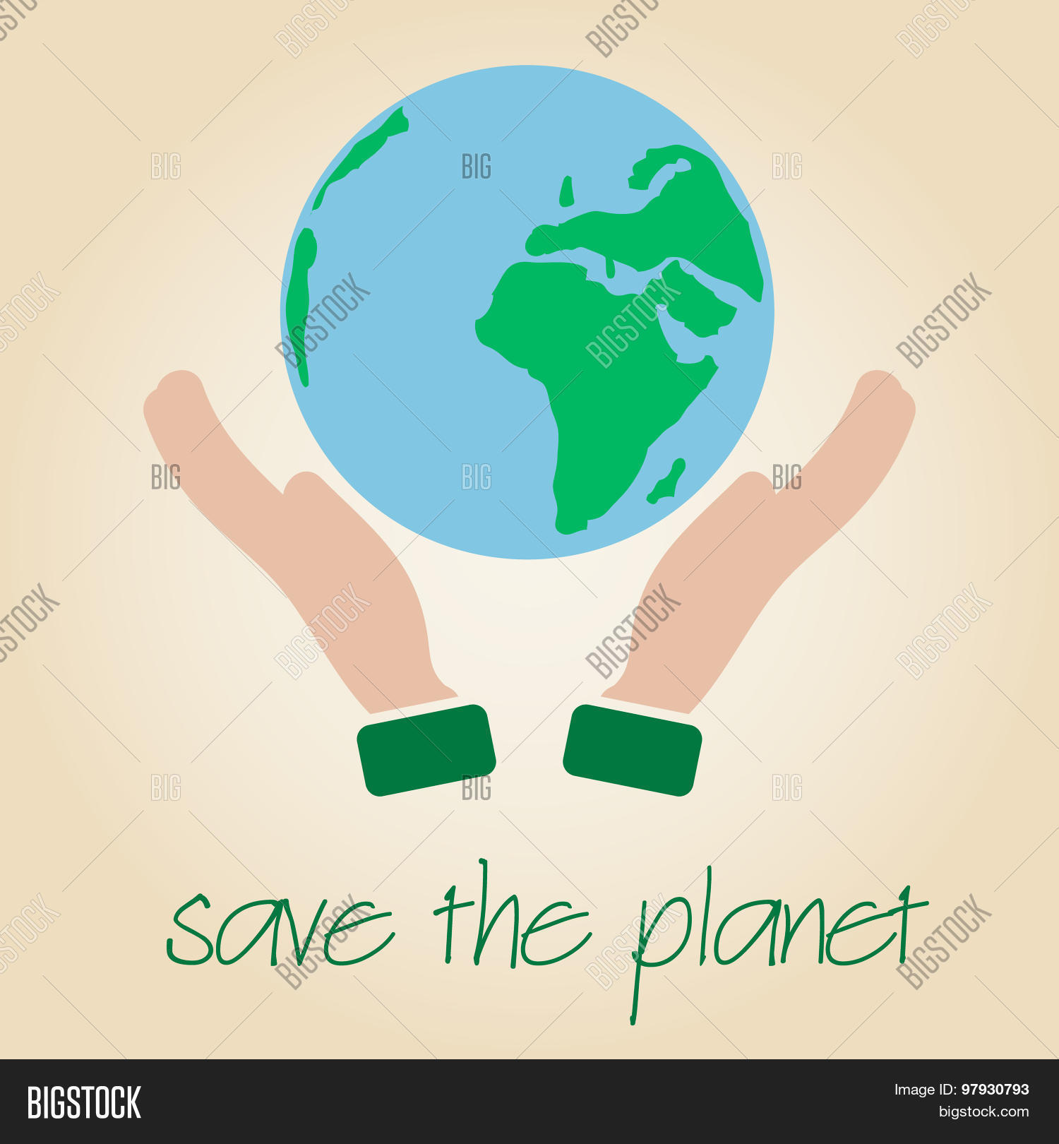 Save Planet Earth Vector Photo Free Trial Bigstock