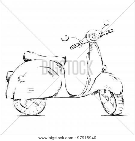 Retro Scooter