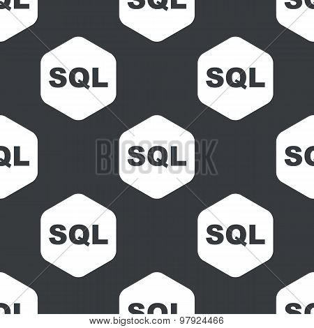 Black hexagon SQL pattern