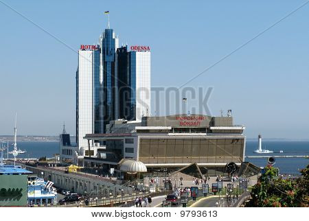 Edificios del puerto Odessa