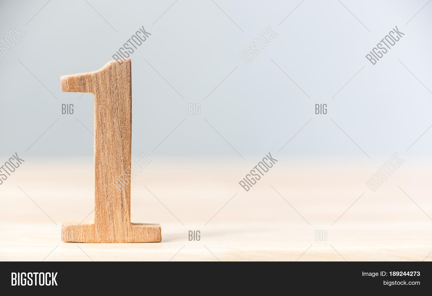 Number One Wood Image & Photo (Free Trial) | Bigstock