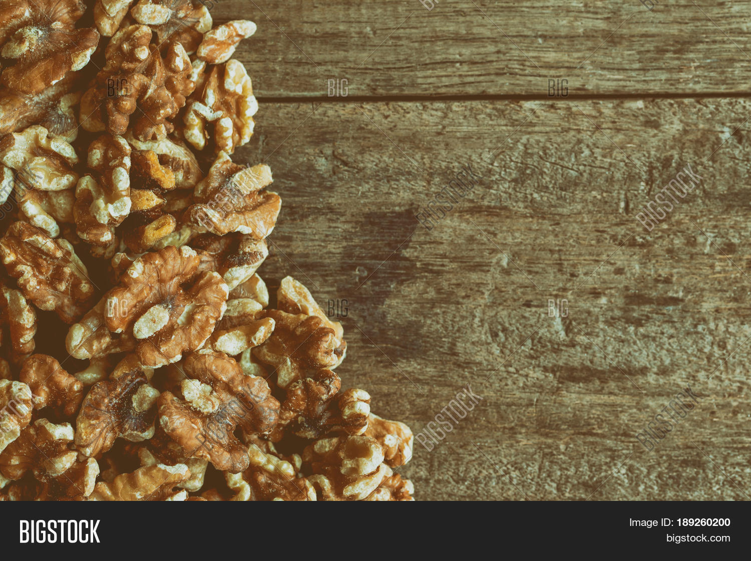 Baked Walnuts Snack Image Photo Free Trial Bigstock