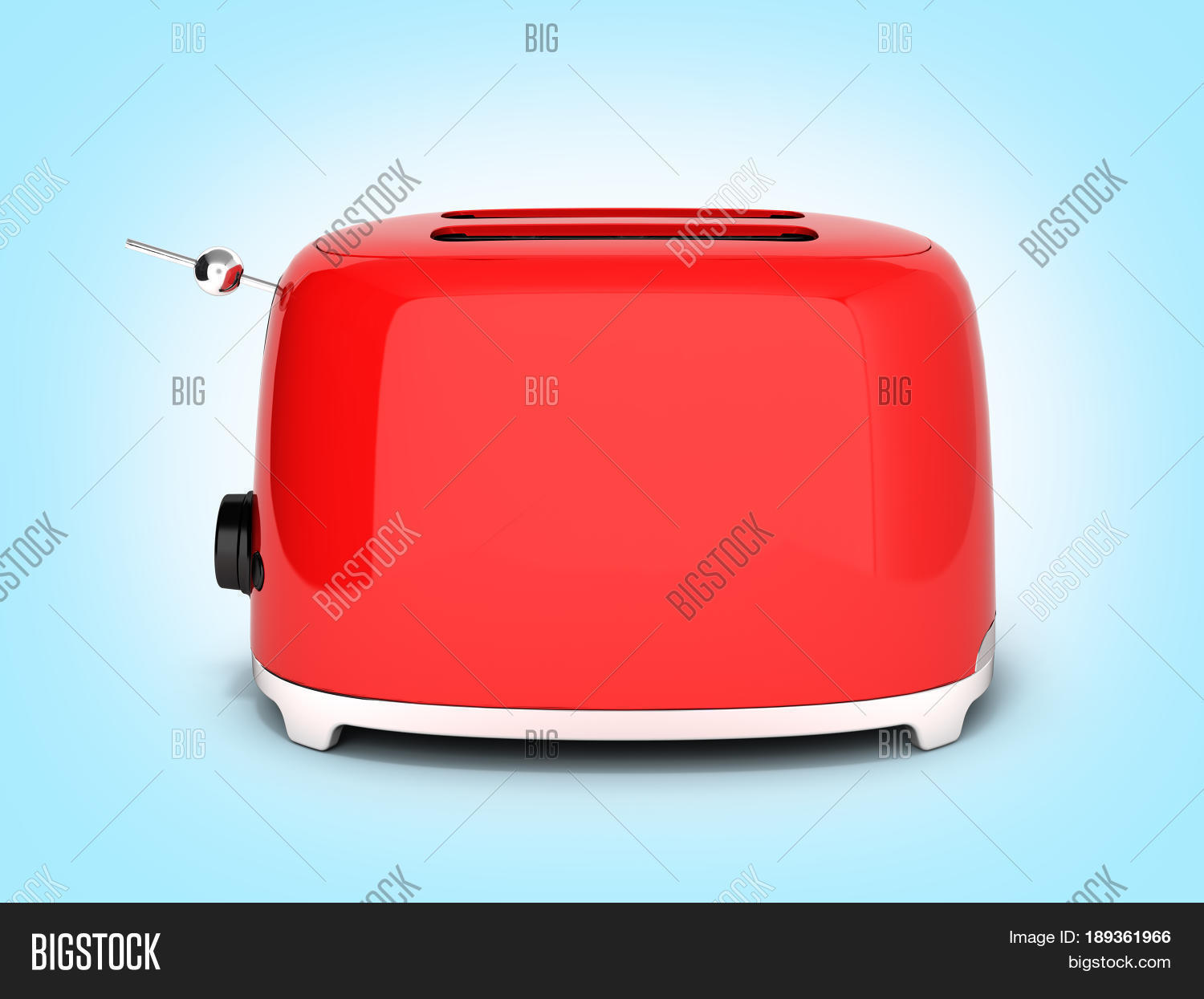 Red Retro Toaster Side Image & Photo (Free Trial) Bigstock