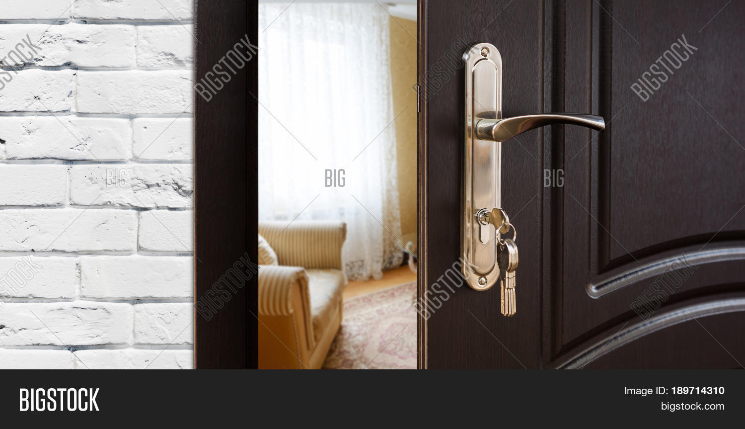 Half Opened Door Image & Photo (Free Trial) Bigstock
