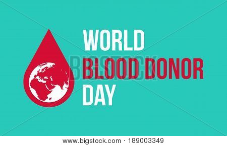 Background of world blood donor day collection stock vector art