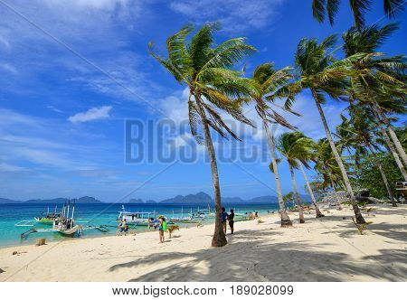 Tropical Sea In Palawan, Philippines
