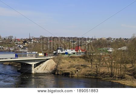Bridge On Russian-estonian State Transport-walking Border