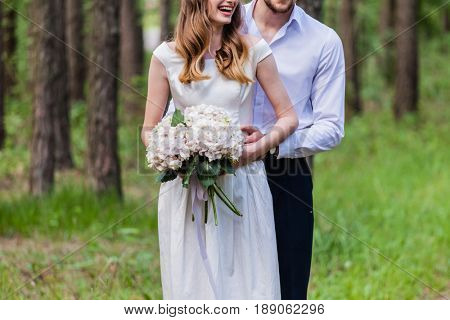 wedding in the forest