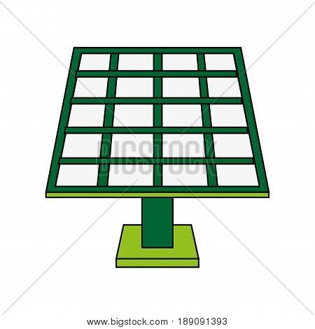 solar panel cartoon icon vecor illustration design graphic
