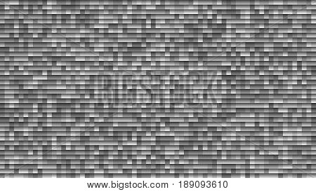 Grey Abstract Pixels Seamless Background 16x9. Eps10 Vector