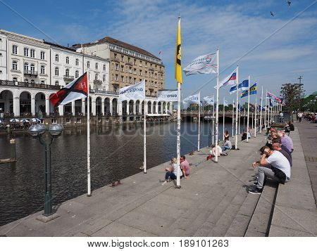 Kleine Alster In Hamburg