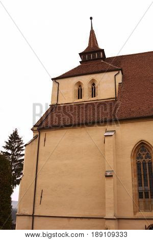 Old medieval saxon lutheran church in Sighisoara, Transylvania, Romania