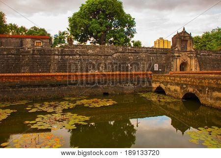 Fort Santiago In Intramuros, Manila City, Philippines