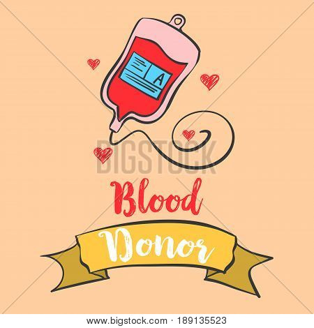 Blood donor day celebration vector art collection stock
