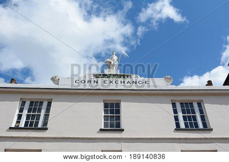 Facade Of The Historic Corn Exchange Building In Tunbridge Wells
