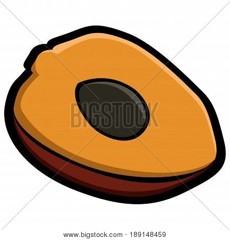 Isolated Cut Chontaduro