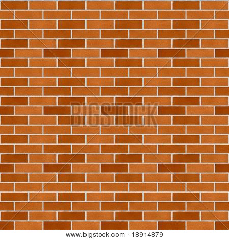 bezešvé tileable, nové, čisté cihlová zeď na pozadí