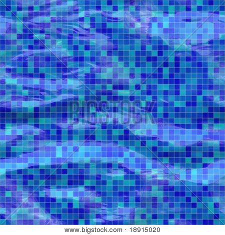 Keramik, untergetaucht Schwimmbad Fliesen unter Wasser, nahtlos tillable