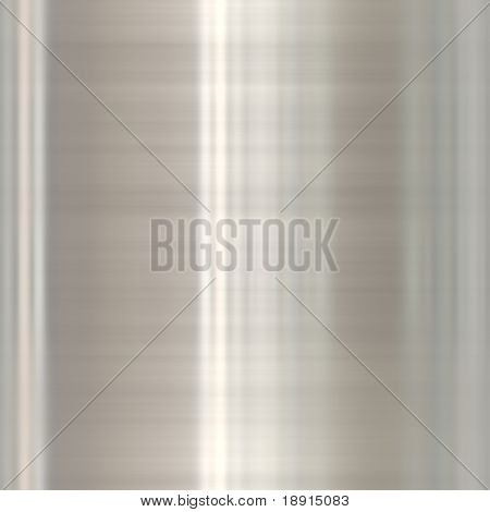 gebürstet Silber Aluminium mit Highlights, nahtlos tillable
