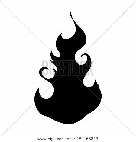Fire burn flamme icon vector illustration graphic design