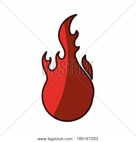 Fire burn flamme icon vector illustration graphic design