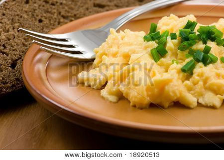 ไข่ Scrambed chive สด