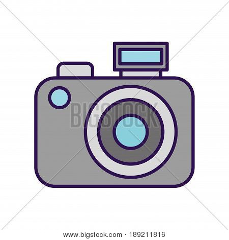 cute grey vintage camera vector graphic sdesign