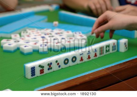 Mahjong spil