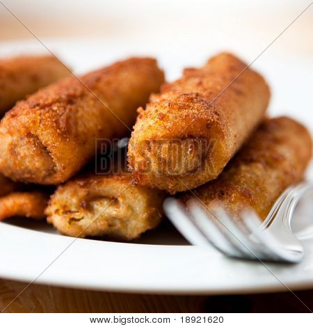 Traditional polish christmas croquettes
