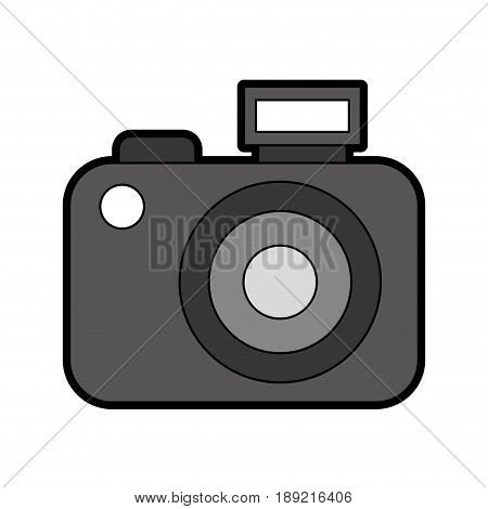 cute grey vintage camera vector graphic sdesign
