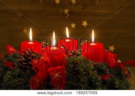 advent wreath for christmas