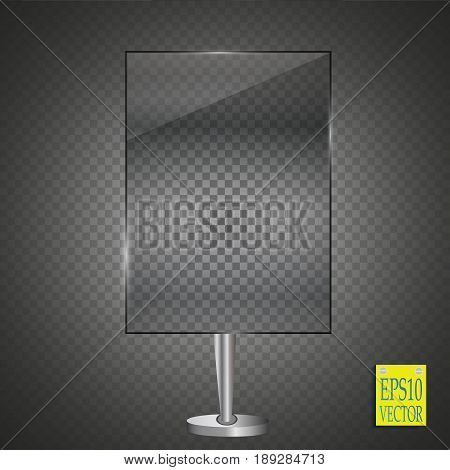 Vector billboard for your text, isolated on a transparent background