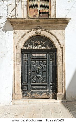 Historical palace. Martina Franca. Puglia. Southern Italy.